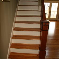 Wooden staircase